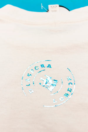 OBA Holographic Tshirt: White Sapphire