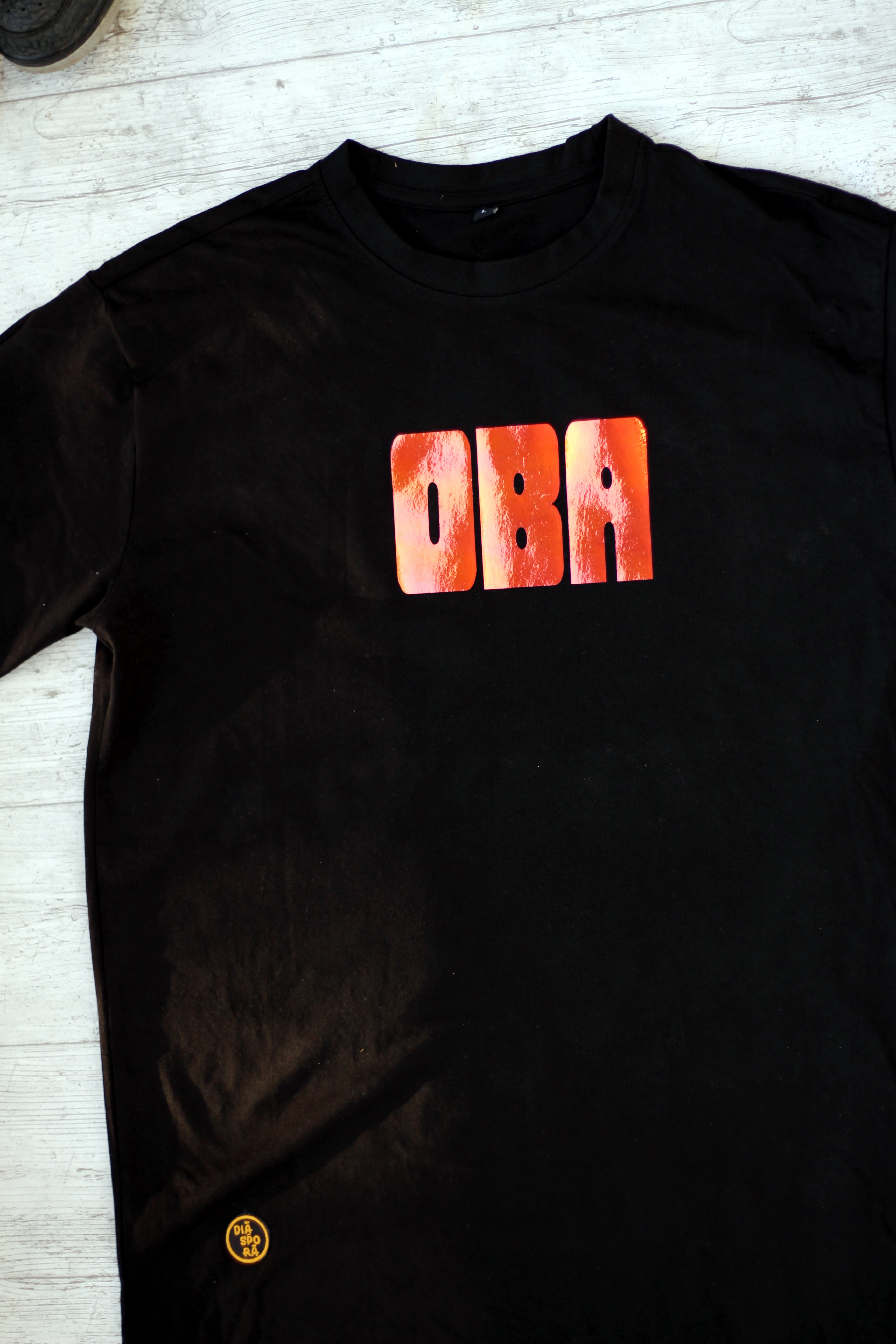 Volcanic Oba Black Tee – Diaspora London
