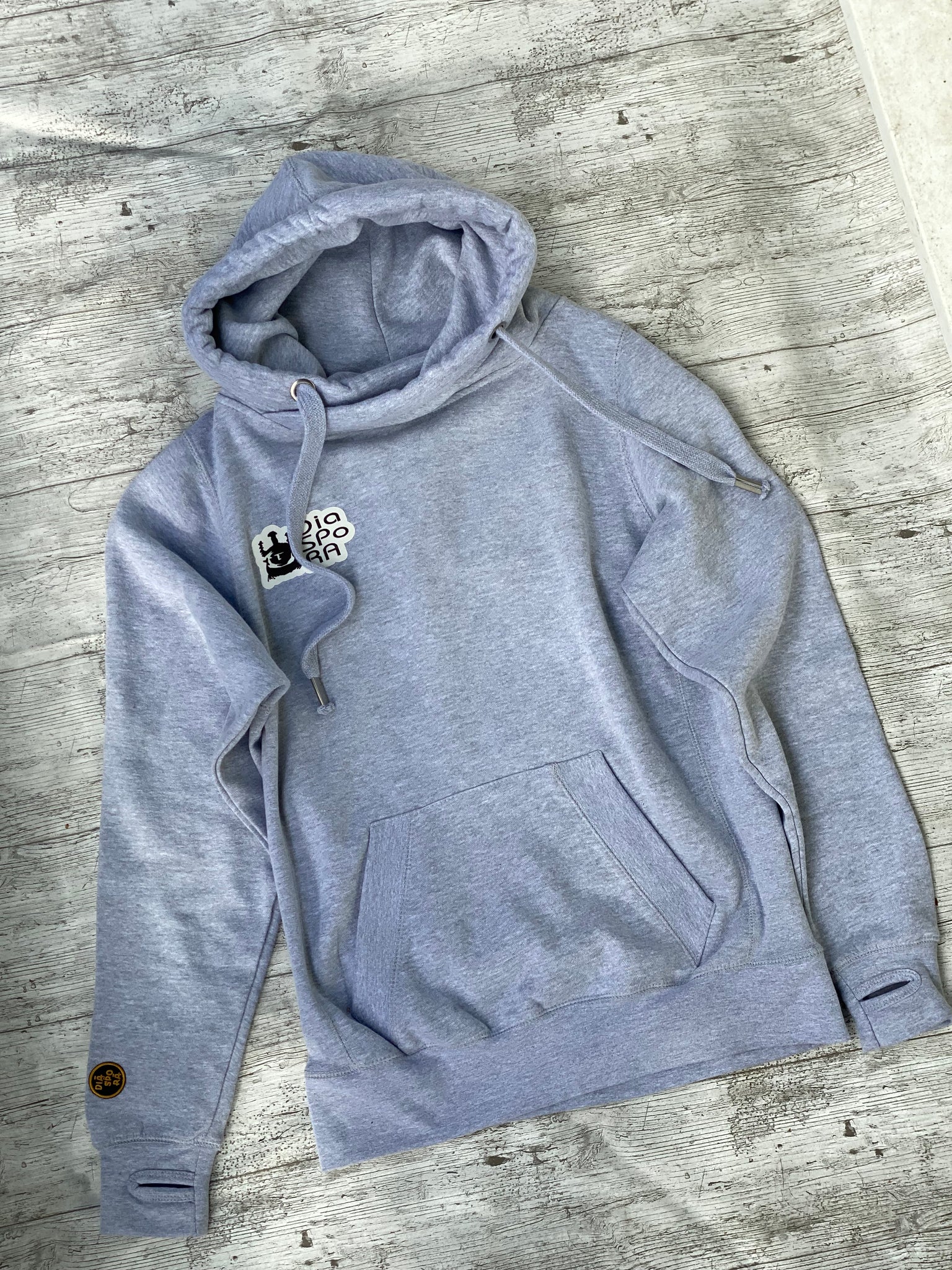 Love Over a Grey Hoody