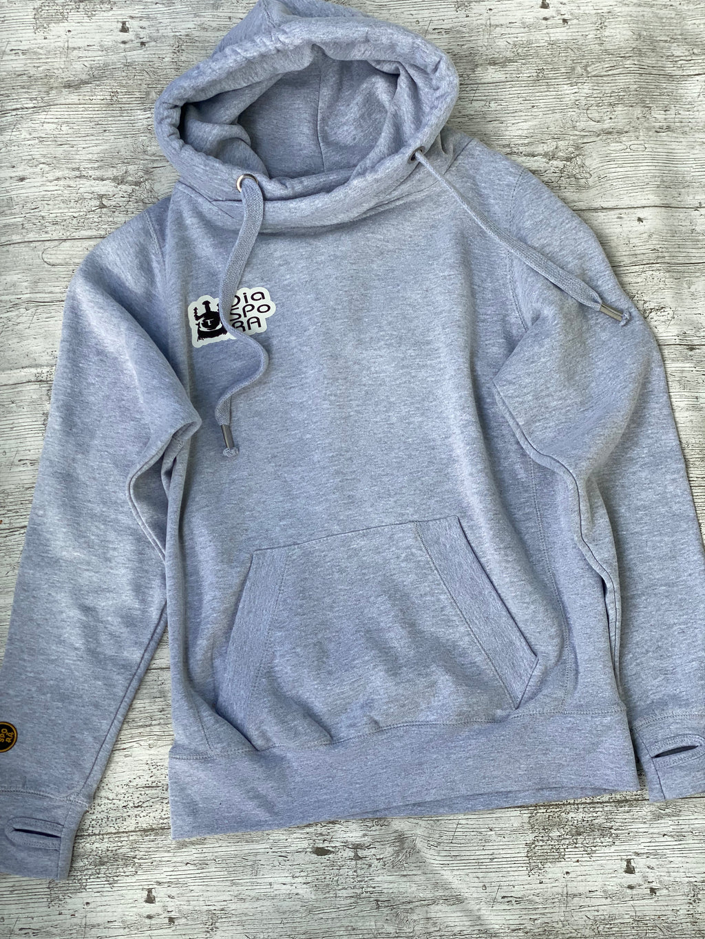 Love Over a Grey Hoody